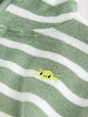 Sage Green Stripe 100% Cotton Toweling Set (3mths-7yrs) - Image 4 of 4