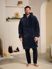 Navy Blue Oversized Supersoft Hoodie - Image 2 of 8