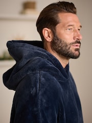 Navy Blue Oversized Supersoft Hoodie - Image 4 of 8
