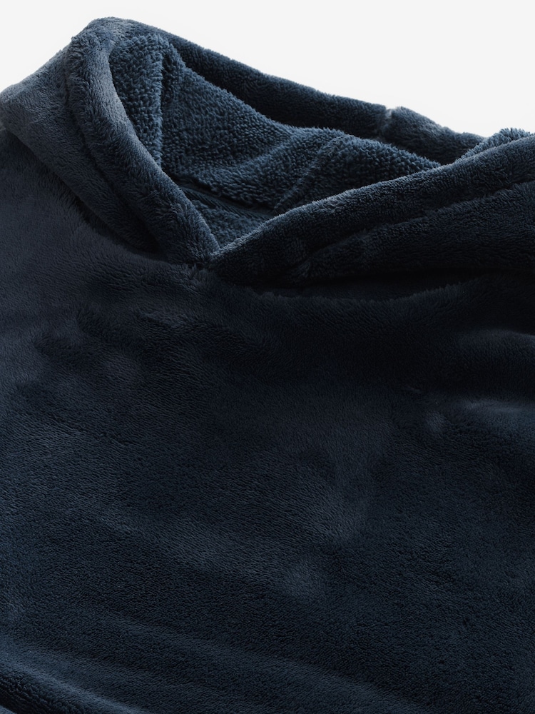 Navy Blue Oversized Supersoft Hoodie - Image 8 of 8