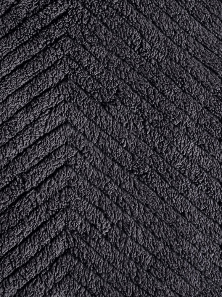 Slate Grey Textured Oversized Supersoft Hoodie - Image 8 of 8
