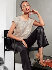 Doré dégradé - T-shirt Friends Like These Sequin - Image 2 de 4