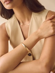 Gold Tone Twist Bangle - Image 1 of 6