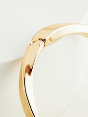 Gold Tone Twist Bangle - Image 6 of 6