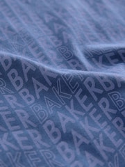 Baker by Ted Baker Blue/Green Long Sleeve 100% Cotton Pyjamas 2 Pack - Image 7 of 7