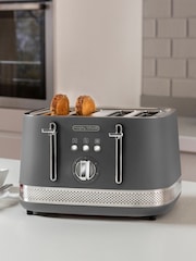 Morphy Richards Silver Illumination 4 Slice Toaster - Image 1 of 3
