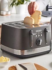 Morphy Richards Silver Illumination 4 Slice Toaster - Image 4 of 4