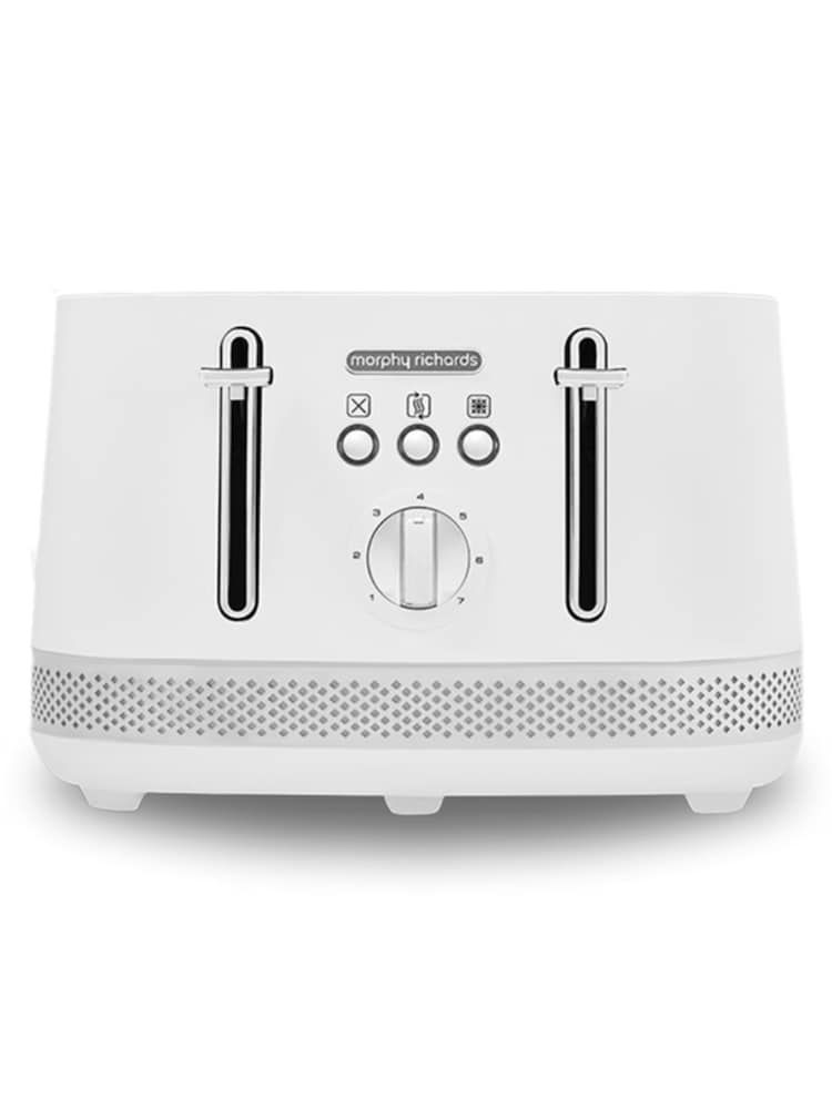 Morphy Richards White Illumination 4 Slice Toaster - Image 2 of 3