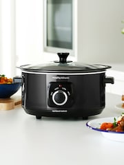 Morphy Richards Black Sear And Stew 3.5L Slow Cooker - Image 1 of 3