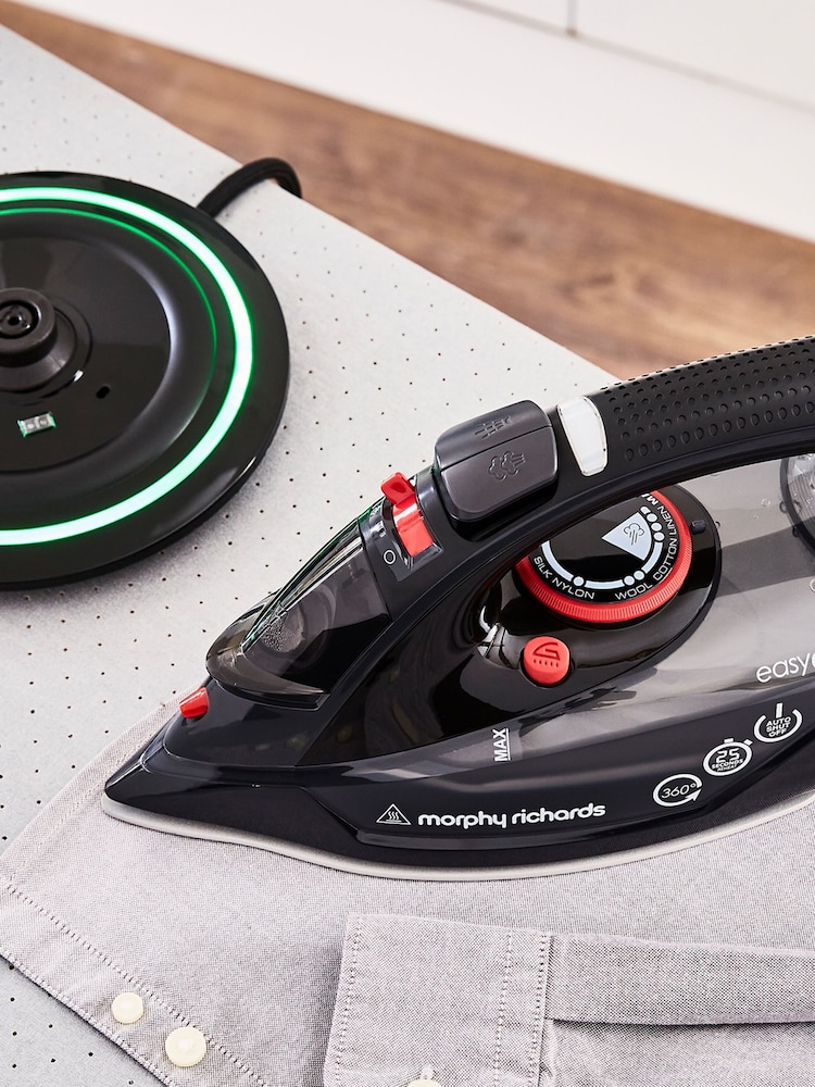 Morphy Richards Black Easy Charge Power+ Cordless Iron - Image 1 of 4 Morphy Richards Black Easy Charge Power+ Cordless Iron - Image 1 of 4