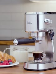 Morphy Richards Stainless Steel Traditional Compact Pump Espresso Machine - Image 1 of 3