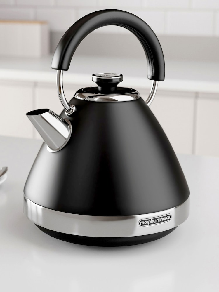Morphy Richards Black Venture Pyramid Kettle - Image 6 of 6