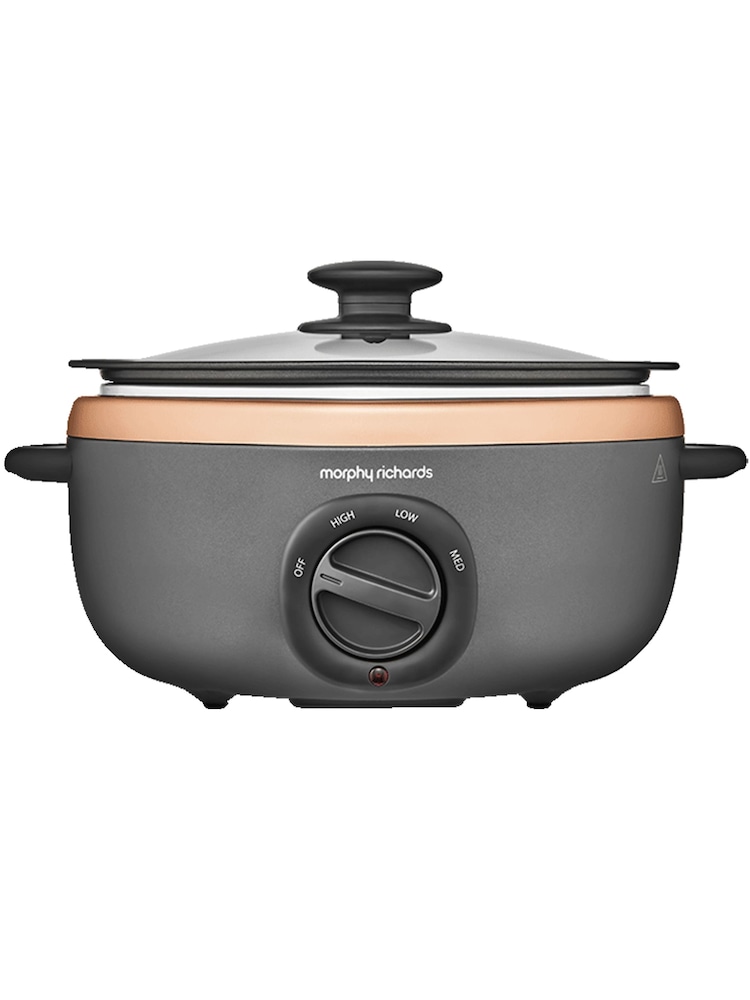 Morphy Richards Black and Rose Gold Sear And Stew 3.5L Slow Cooker - Image 2 of 4