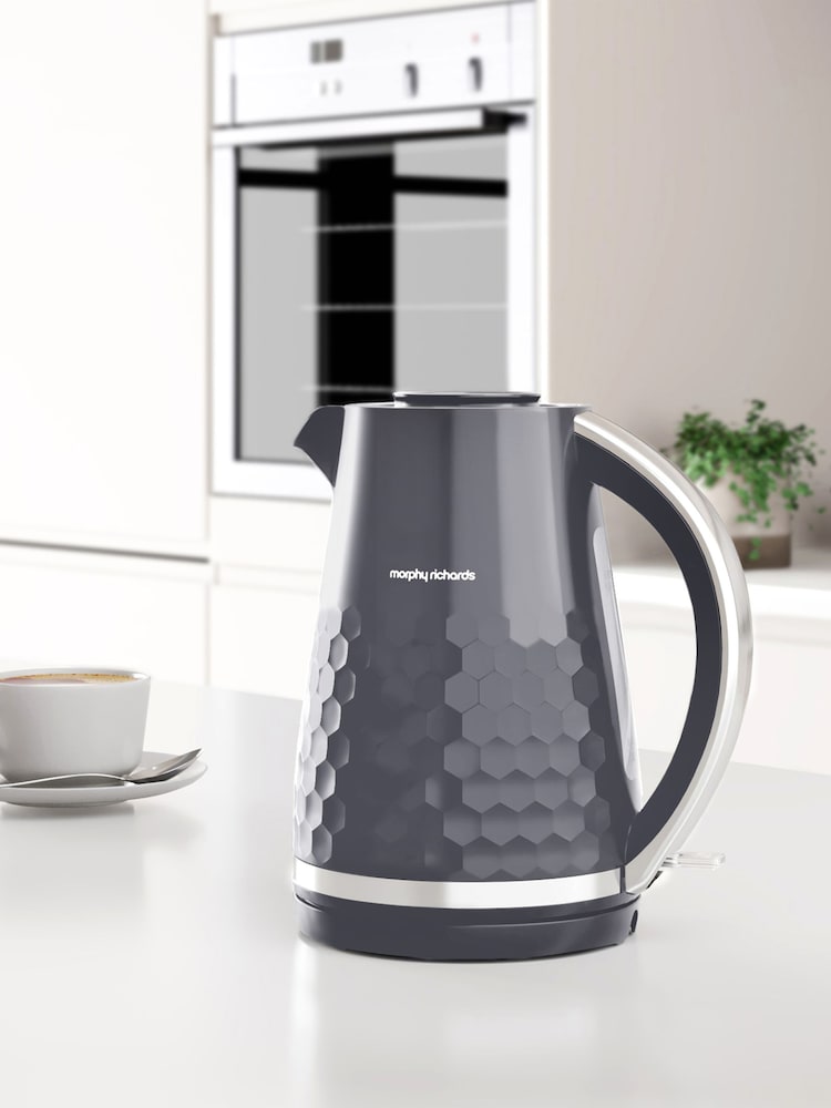 Morphy Richards Grey Hive Jug Kettle - Image 1 of 4