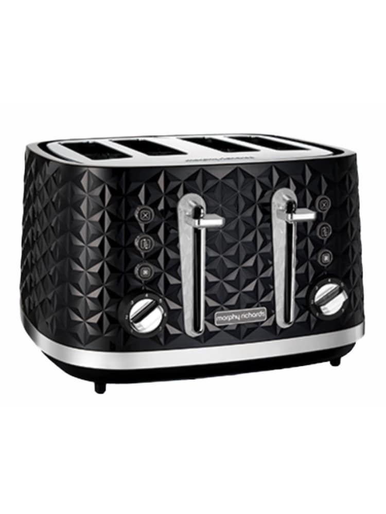 Morphy Richards Black Vector 4 Slice Toaster - Image 2 of 4
