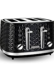 Morphy Richards Black Vector 4 Slice Toaster - Image 6 of 6