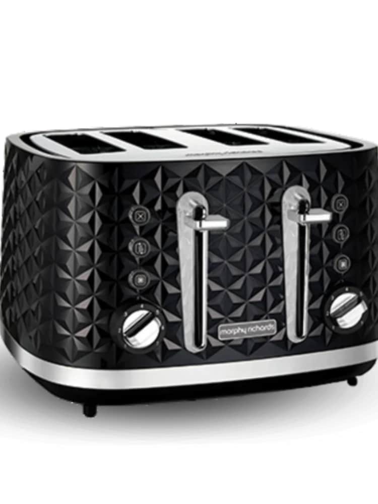 Morphy Richards Black Vector 4 Slice Toaster - Image 6 of 6