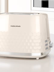 Morphy Richards Cream Hive 2 Slice Toaster - Image 1 of 4
