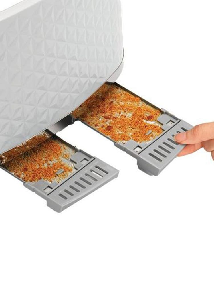 Morphy Richards White Vector 4 Slice Toaster - Image 3 of 3 Morphy Richards White Vector 4 Slice Toaster - Image 3 of 3