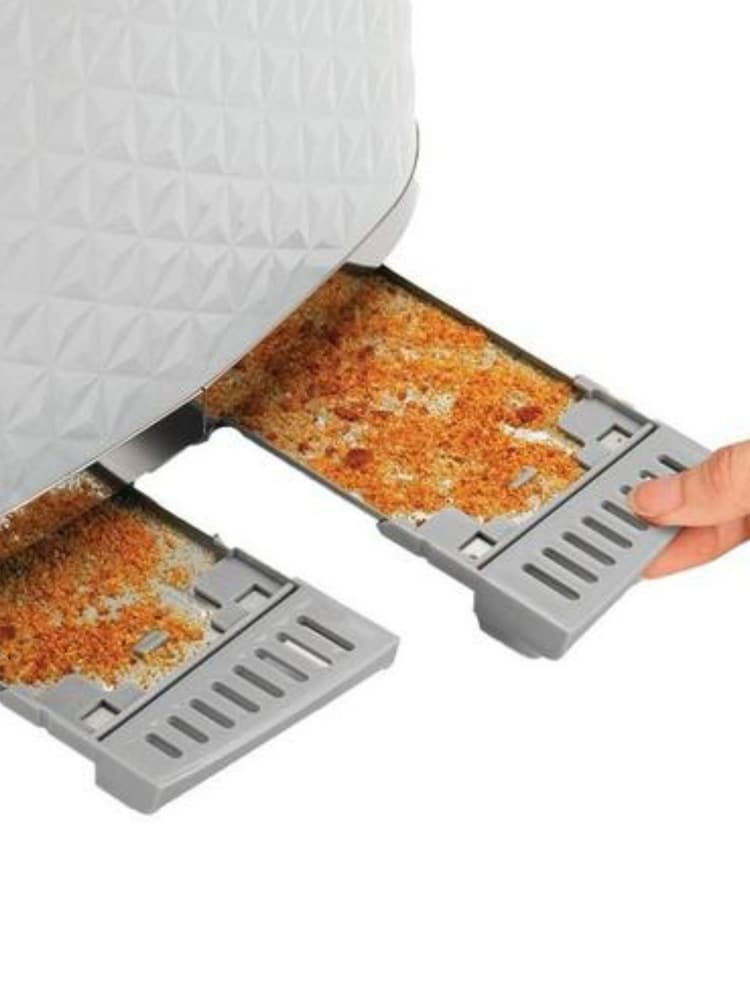 Morphy Richards White Vector 4 Slice Toaster - Image 4 of 4