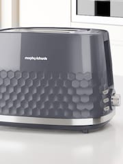 Morphy Richards Grey Hive 2 Slice Toaster - Image 1 of 4