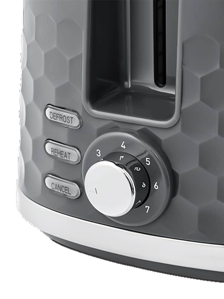 Morphy Richards Grey Hive 2 Slice Toaster - Image 4 of 4