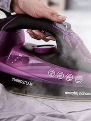 Morphy Richards Purple Turbosteam Steam Iron - Image 6 of 6