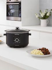 Morphy Richards Black Easy Time 3.5L Slow Cooker - Image 1 of 3