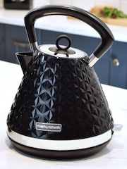 Morphy Richards Black Vector Pyramid Kettle - Image 1 of 3