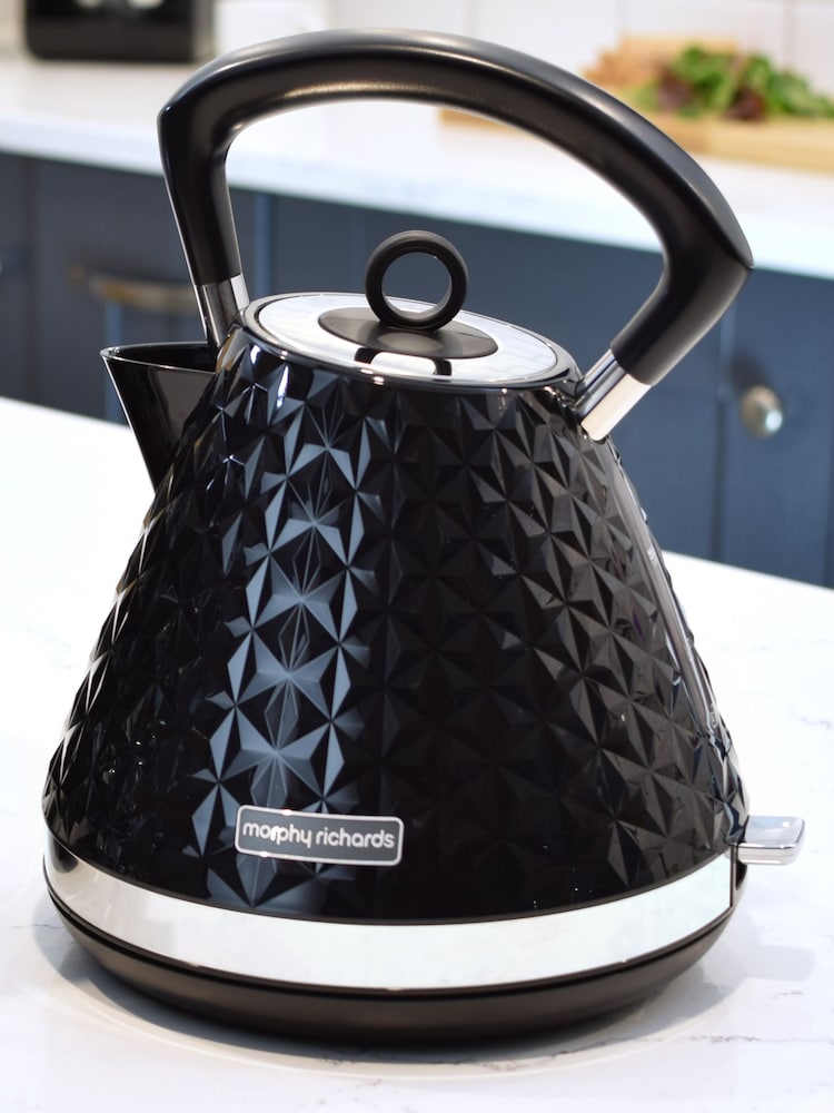 Morphy Richards Black Vector Pyramid Kettle - Image 1 of 3