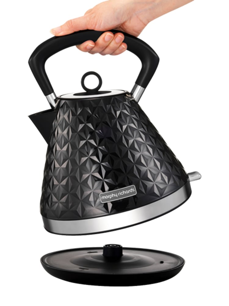 Morphy Richards Black Vector Pyramid Kettle - Image 3 of 3