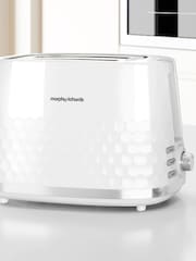 Morphy Richards White Hive 2 Slice Toaster - Image 1 of 4