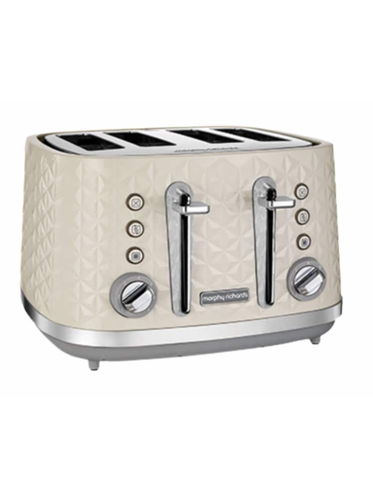 Morphy Richards Cream Vector 4 Slice Toaster - Image 2 of 4 Morphy Richards Cream Vector 4 Slice Toaster - Image 2 of 4