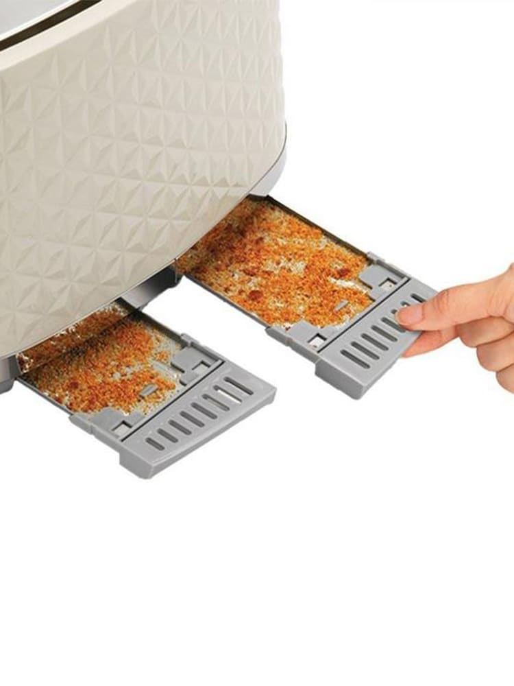 Morphy Richards Cream Vector 4 Slice Toaster - Image 3 of 3 Morphy Richards Cream Vector 4 Slice Toaster - Image 3 of 3