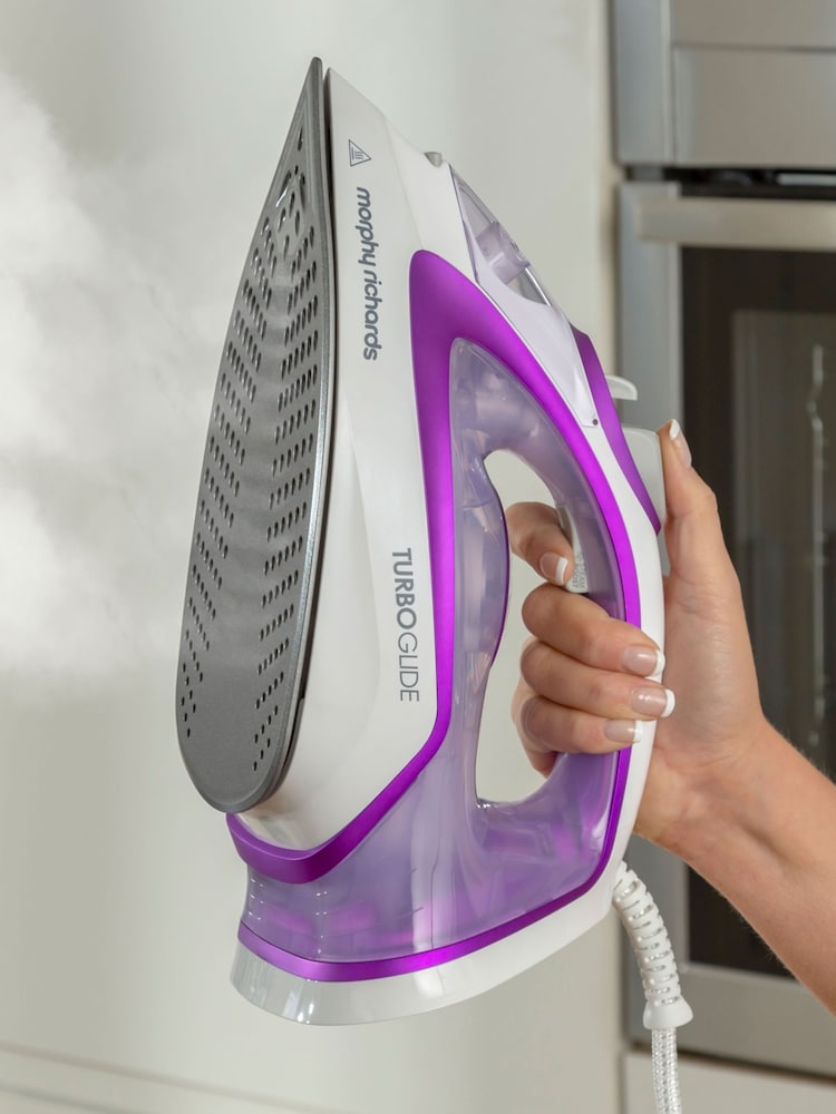 Morphy Richards Pink Turbo Glide Steam Iron - Image 6 of 6 Morphy Richards Pink Turbo Glide Steam Iron - Image 6 of 6