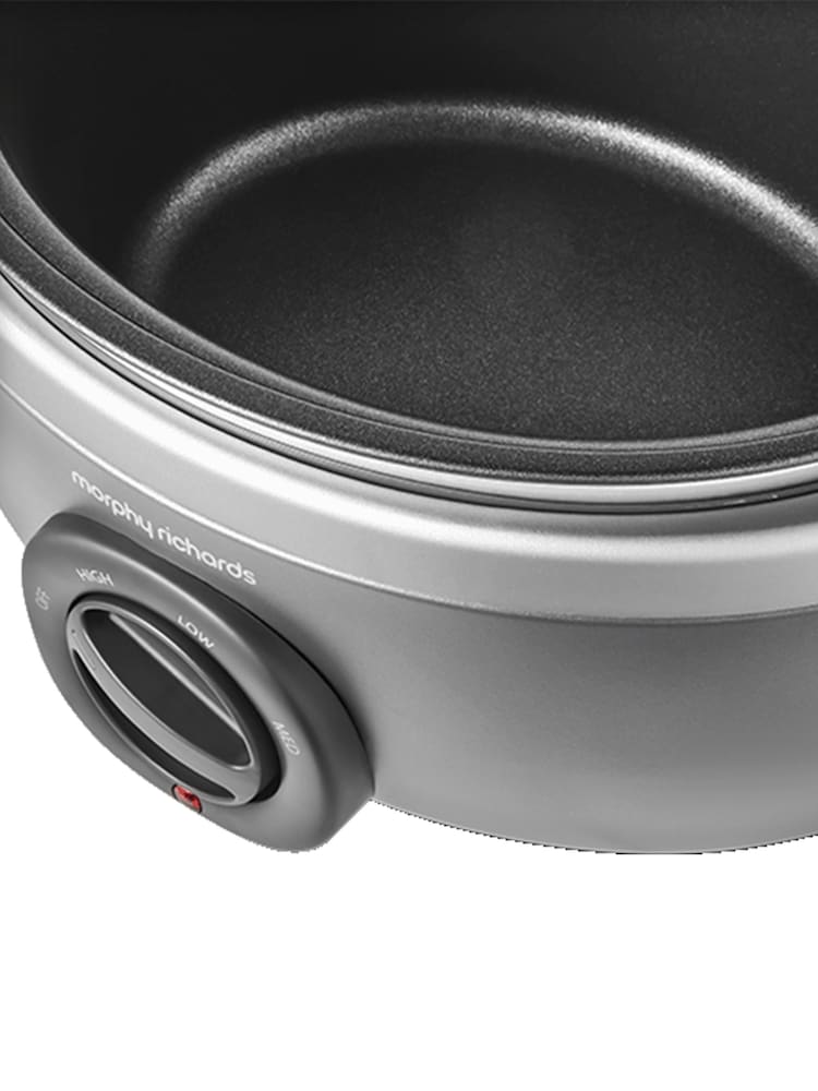 Morphy Richards Silver Sear And Stew 3.5L Slow Cooker - Image 4 of 4 Morphy Richards Silver Sear And Stew 3.5L Slow Cooker - Image 4 of 4