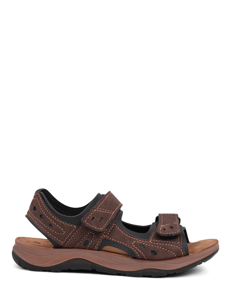 Pavers Brown Pavers Touch-Fasten Sandals - Image 2 of 5 Pavers Brown Pavers Touch-Fasten Sandals - Image 2 of 5