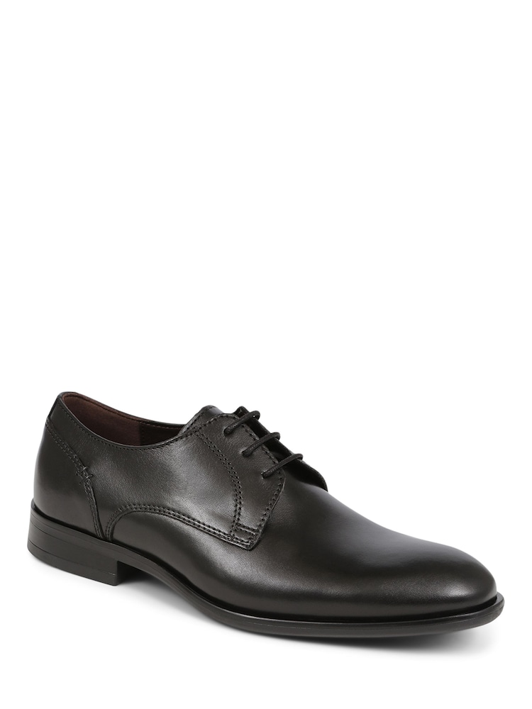 Pavers Black Pavers Leather Lace-Up Shoes - Image 1 of 5