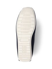 Pavers Navy Pavers Print Suede Loafers - Image 5 of 5