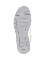 Pavers Silver Pavers Silver Lace-Up Leather Trainers - Image 5 of 5