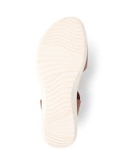 Pavers Brown Slip-On Sandals - Image 6 of 6