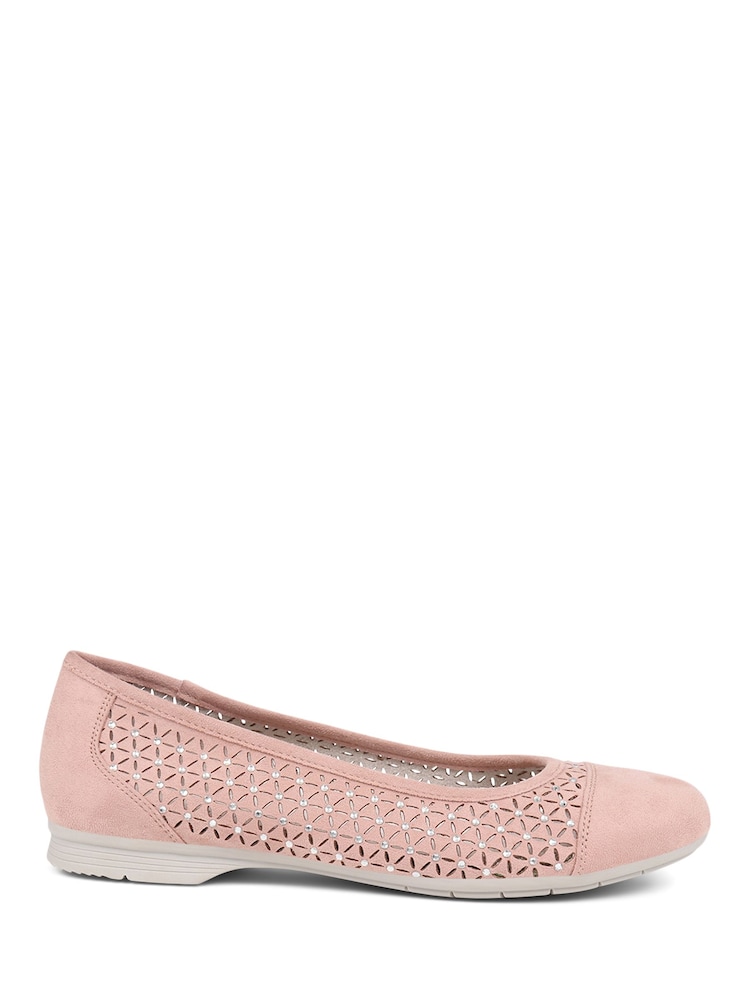 Pavers Pink Pavers Embellished Pumps - Image 2 of 5