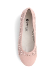 Pavers Pink Pavers Embellished Pumps - Image 4 of 5