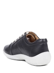 Pavers Navy Lace-Up Leather Pumps - Image 2 of 5
