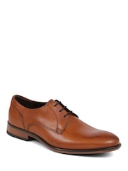 Pavers Brown Pavers Leather Lace-Up Shoes - Image 1 of 5