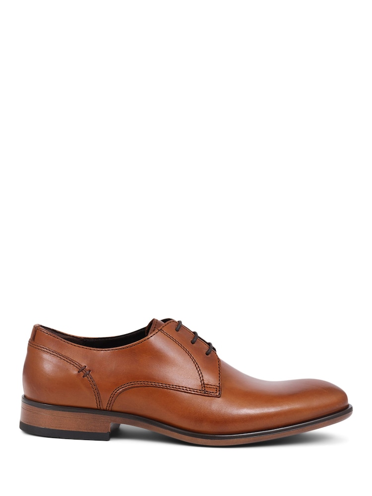 Pavers Brown Pavers Leather Lace-Up Shoes - Image 2 of 5