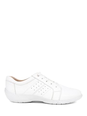 Pavers White Lace-Up Leather Pumps - Image 1 of 5