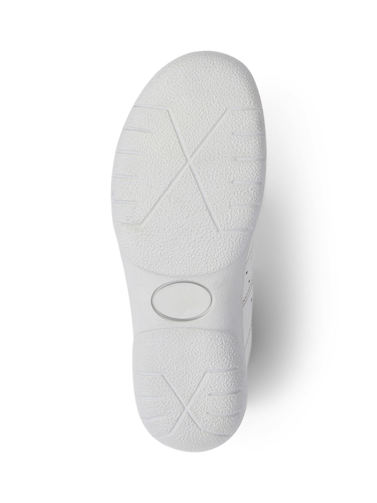 Pavers White Lace-Up Leather Pumps - Image 4 of 5