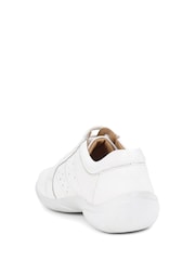 Pavers White Lace-Up Leather Pumps - Image 5 of 5