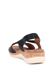 Pavers Black Slip-On Sandals - Image 4 of 6